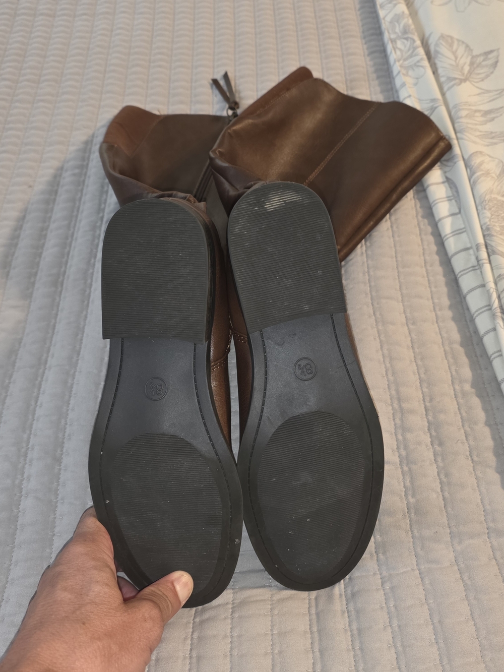 Universal Thread Brown Over-the-Knee Riding Boots - Picture 3 of 4